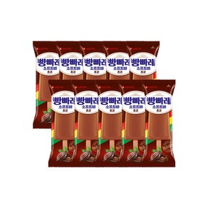 [KT알파쇼핑]빵빠레 소프트바 초코 X10개, 10개, 75ml