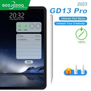 구조독 아이패드 펜슬 GD13 PRO 무선충전펜슬 화이트 아이패드펜슬, 1개