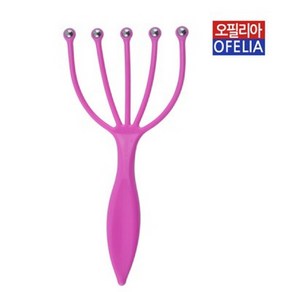 오필리아 두피마사지 볼헤드두피마사지 두피스케일링 두피마사지빗 지압마사지 두피클리닉 머리마사지기 국산정품, 2개, 핑크