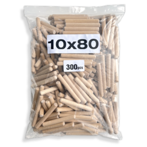 포블리스 목다보 나무못 목심 10mm, 10x80 300개