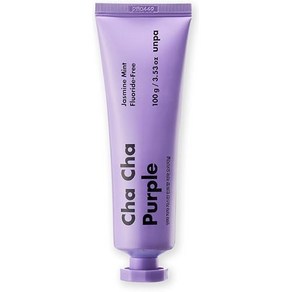 UNPA [unpa 공식] ChaCha Puple 100g 치약 불소 없음 자스민향 민트맛 릴랙스 미백 숯차콜파우더 화이트닝 코코넛, 1개