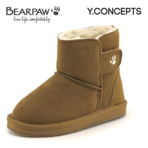 베어파우 BEARPAW (베어파우) WILLOW II 아동 키즈 벨크로 어그 부츠 (K227002PD-W) 918983