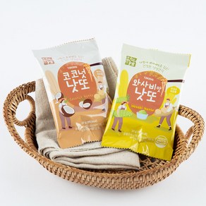 [청보마을] 건강한 낫또스낵/와사비 낫또 코코넛 낫또/한봉당 20g 1회용 개별포장/낫또영양 그대로, 와사비낫또 10봉, 1개