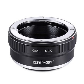 K&F Concept® 마운트 어댑터 Olympus OM 렌즈 - Sony NEX E 카메라 장착용 렌즈, 한개옵션0, 1개