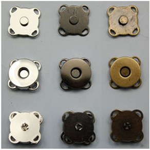 [청송뜨개실] (3시이전 당일발송) 자석단추, （D231-3） 흑니켈 10mm （1개）, 1개