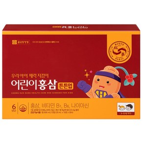 종근당건강 어린이홍삼 튼튼업, 2박스, 30회분
