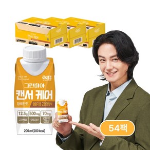 그린비아 캔서케어 담백한맛 균형영양식, 200ml, 54개