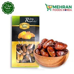 ROYAL Deglet Nou Dates without stick 1kg / 스틱 없는 대추야자, 1개