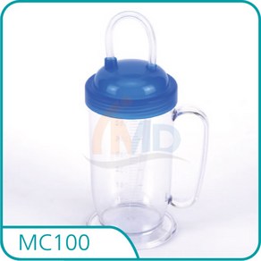 모우 환자용물컵 400ml MC100 실리콘 재질, 1개