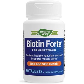 네이처스웨이 비오틴 포르테 아연 Natue's Way Biotin Fote with Zinc, 1개