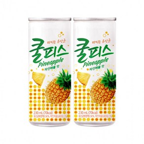 쿨피스 파인애플 230ml 60캔, 60개