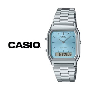 카시오 CASIO 메탈 빈티지 전자 남자 여자 손목시계 커플 패션시계 AQ-230A-2A1