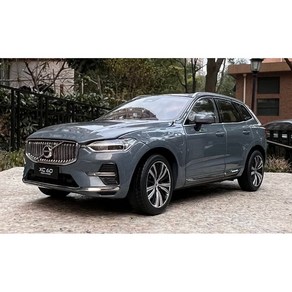 1:18 볼보 XC 60 자동차 다이캐스트 모형 피규어, 한국, 2022년식 그레이, 1개