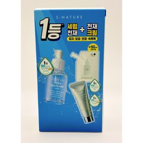 에스네이처 아쿠아 스쿠알란 세럼 50ml 기획(+50ml 리필+수분크림10ml), 1개