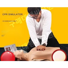 심폐소생술 인형 교육용 마네킹 모형 CPR 응급처치, 회복 반신 단순 버전(액세서리 없음), 1개