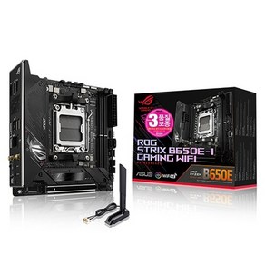 ASUS ROG STRIX B650E-I GAMING WIFI STCOM 에이수스 컴퓨터 게이밍 PC 메인보드 AMD CPU추천 MainBoad, 단품