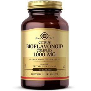 솔가 SOLGAR 피부영양제 비타민P 바이오플라보노이드 1000mg 100정