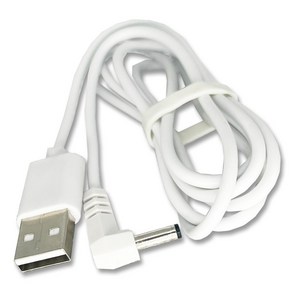 USB to DC 케이블 3.5mm x 1.35mm 전원공급 1M 화이트