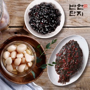 반찬단지 깻잎무침1Kg+콩장조림1Kg+알마늘1Kg, 3kg, 1세트