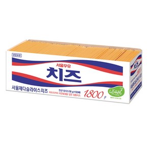 서울 체다슬라이스치즈 업소용, 18g, 100개