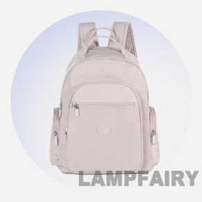 LampFaiy 가벼운소재 클래식 탄탄 다양한 포켓 데일리 여성백팩