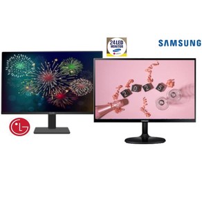 삼성 엘지 24인치LED모니터 사무업무용 22인치 LED HDMI 중고AA, 61cm, 삼성엘지 24인치HDMI