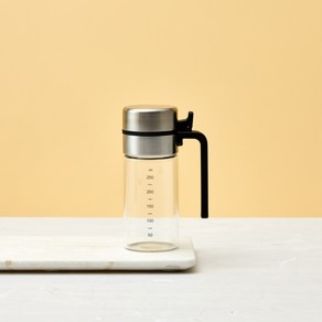 [모던하우스]깔끔하게 사용하는 내열유리 스텐뚜껑 양념오일병 300ml_easylife_KC0725001, 1개, 300ml