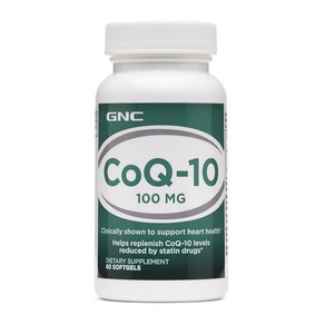 GNC CoQ-10 100mg 소프트젤, 60정, 1개