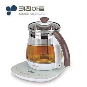 키친아트 아크바 티포트 티메이커 전기포트 1.8L 그레이, 아크바 티메이커 KTP-1800J