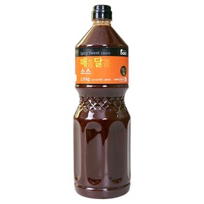 바로 매달 소스 2.25kg 매콤 달콤 양념장 불닭 해물 볶음 철판 떡볶이 업소용 대용량, 1개