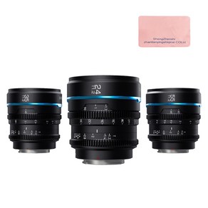 시루이 24mm/35mm/55mm T1.2 영화 렌즈, 블랙, Maco 4/3, 55mm T1.2