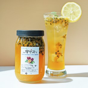 [백향과청] 100% 수제과일청 500g 첨가물 ZERO 햇과일 과일카페 선물세트 답례품, 1개