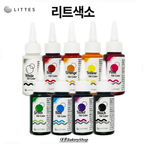 대풍BakeyShop 리트 식용색소(지용성 액상색소) 32g, 오렌지, 1개