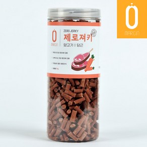 제로져키 강아지간식 애견간식 칭찬 훈련용, 양고기 당근, 1kg, 1개