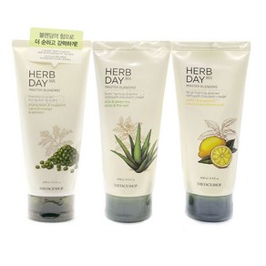 더페이스샵 허브데이 365 클렌징 폼 170mlx3개_선택, 녹두 앤 쑥X3개, 3개, 170ml
