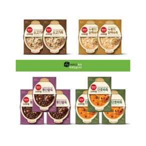 비비고 죽 280g X 10팩 단팥3+단호박3+소고기2+닭백숙2