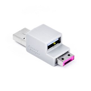 스마트키퍼 LK03 USB 케이블락 USB 잠금장치 커넥터 핑크, 1개