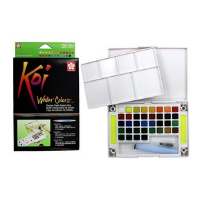 사쿠라 코이 WATER COLORS 36 COLOR SET 고체물감, 단품