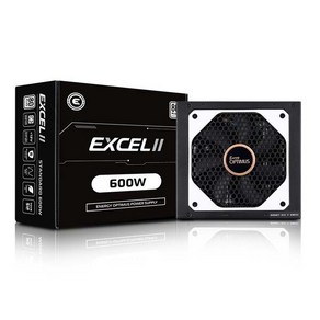 에너지옵티머스 EXCEL II 600W 파워서플라이 80PLUS STANDARD, EPI 600