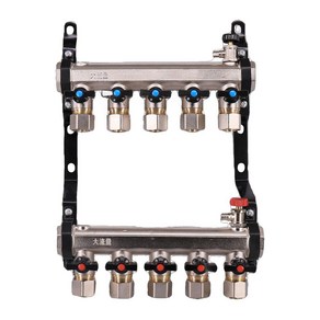 보일러분배기 5구 난방 온수기 밸브 교체 호스 파이프, 3구 일반 모델, 1개