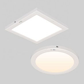 LED 센서등 엣지 10인치 20W 플리커프리 주야간 Vi, 1개, 사각-주백색