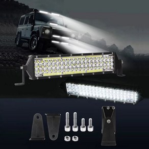 다용도 차량 농기계 LED 써치라이트 440W 12V 24V IP67, 본상품선택, 1개