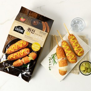 동원 퀴진 치즈 크리스피핫도그 400g (5개입)Ku, 5개