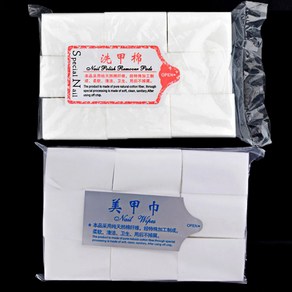 대용량 900pcs 키친타월 먼지 보풀 없는 네일 젤 와이퍼 2종, 부드러운타입(파랑), 1개