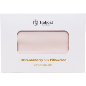 하코알 프리미엄 100% 천연 실크 베개커버 피부케어 베갯잇 주름방지 실크커버 SILK PILLOWCASE