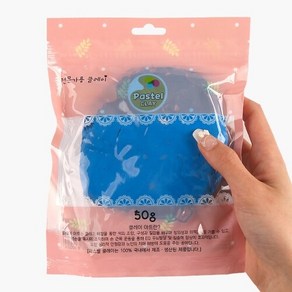 파스텔 클레이 50g 파랑, 1개