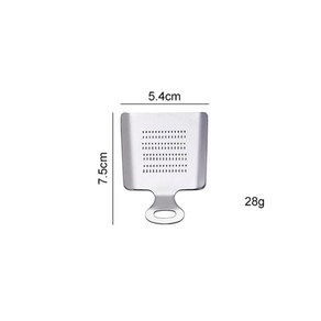 스테스 생강 강판 마늘 와사비 분쇄기 버니싱 기계 휴대용 수동, 1개