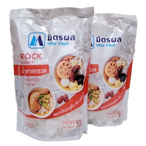 태국 락슈가 ROCK SUGAR 얼음설탕 DUONG PEN, 500g, 2개