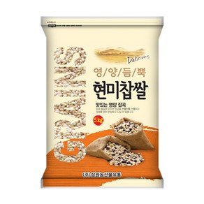 [삼원농산] 현미찹쌀 5kg - 2024년산 햇 찰현미, 1개