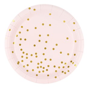 183번 컨페티 파티접시 대 [핑크], 1개